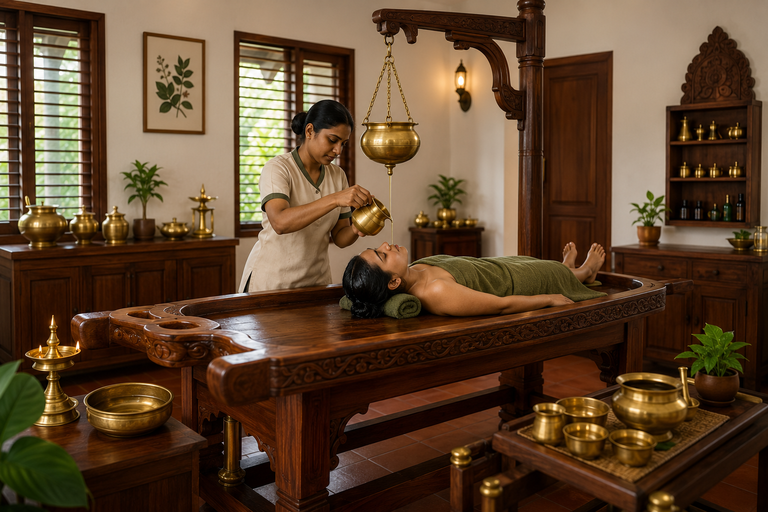 Authentic Teak Droni Treatment Wards